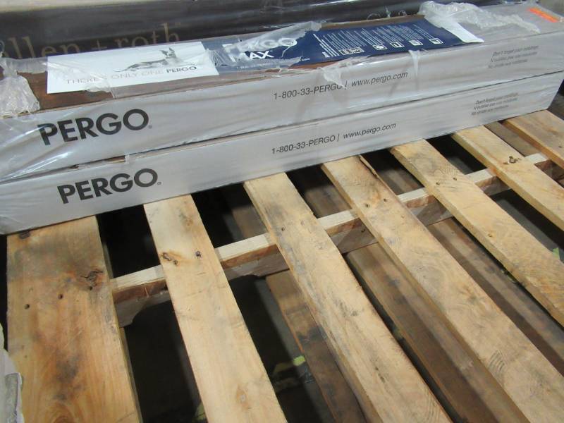 lot 42 image: Pergo MAX Colorado Hickory 6.14-in W x 3.93-ft L Wirebrushed Wood Plank Laminate Flooring (20.15 Sq. Ftcase) - 2 Cases