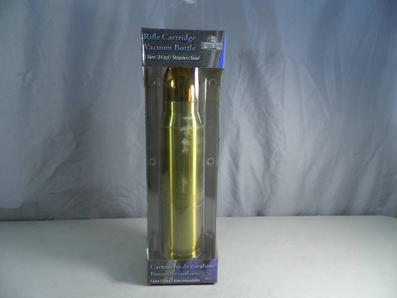 lot 13 image: New Rifle Cartridge Vacuum Bottle