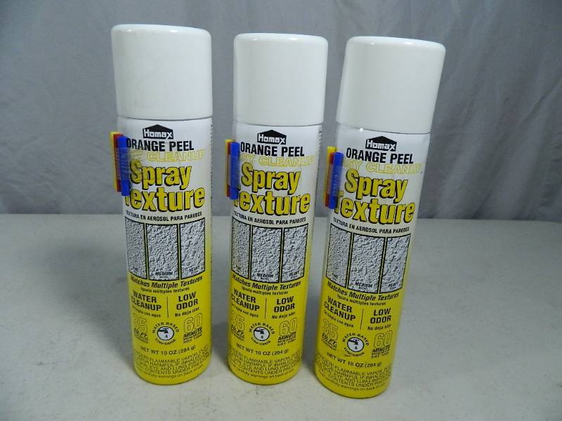 lot 31 image: 3 New Cans of Spray Texture