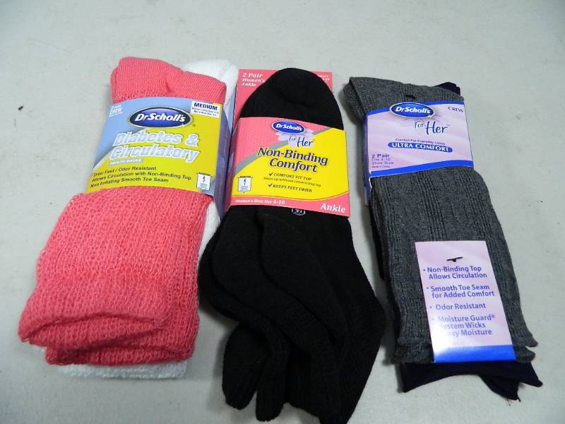 lot 47 image: 6 New Pairs of Dr Scholls Socks