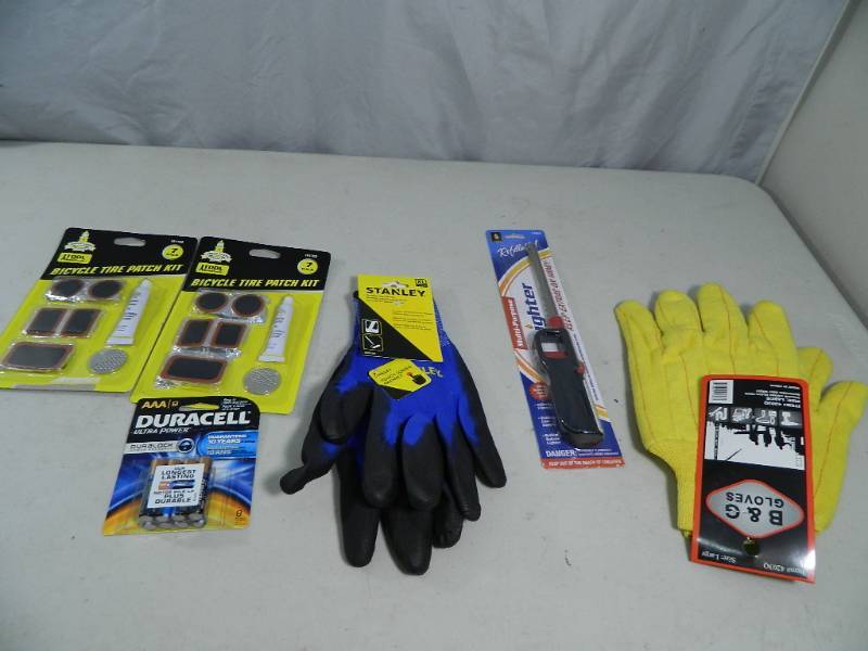 lot 81 image: New Gloves, Batteries, More