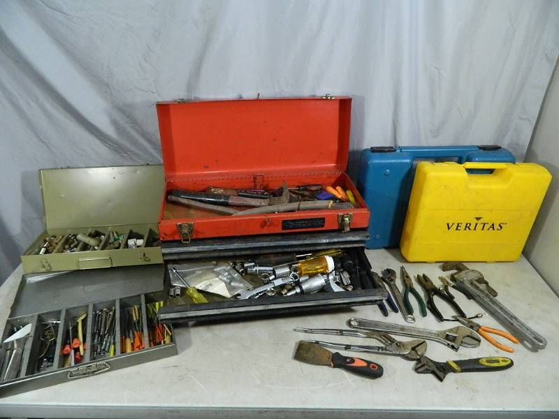 lot 92 image: Tool Box, Hand Tools, Organizers, and More