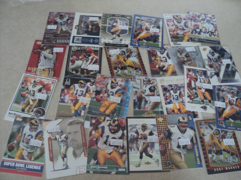 25 Kurt Warner Cards...