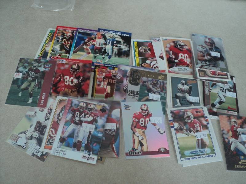 30 Jerry Rice  Cards...