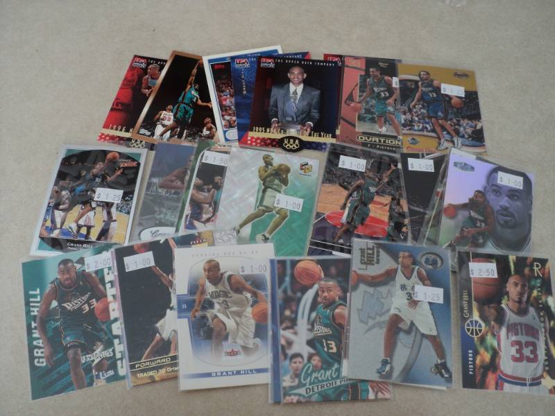 30 Grant Hill Cards...
