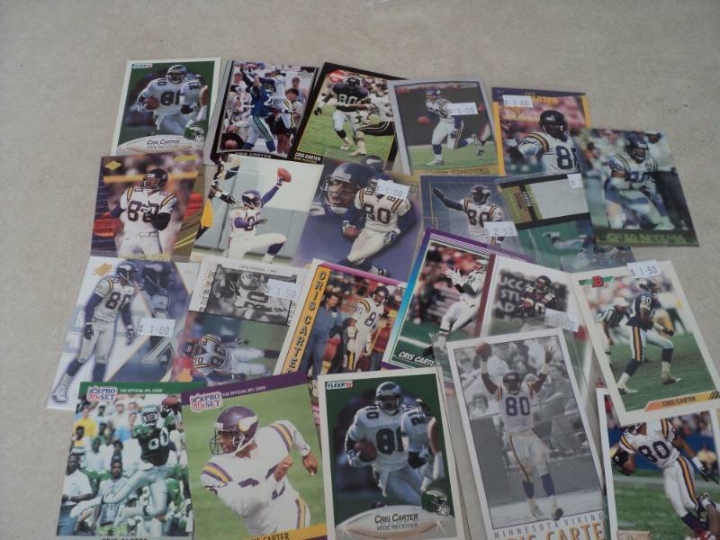 25 Chis Carter Cards...