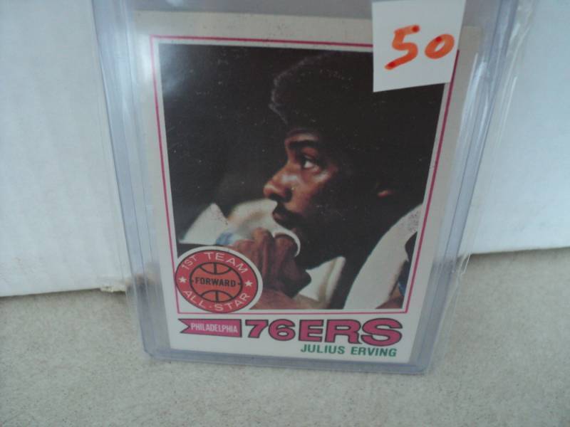 1977-78 Topps Julius Erving Card...