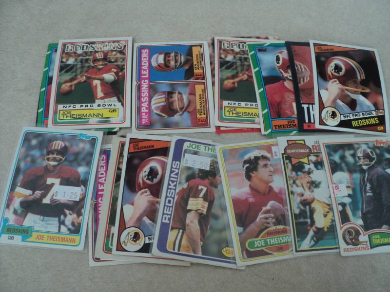 25 Joe Theismann Cards...