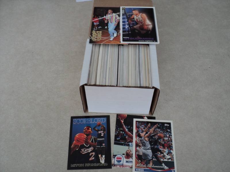 Box of Basketball Star Cards...