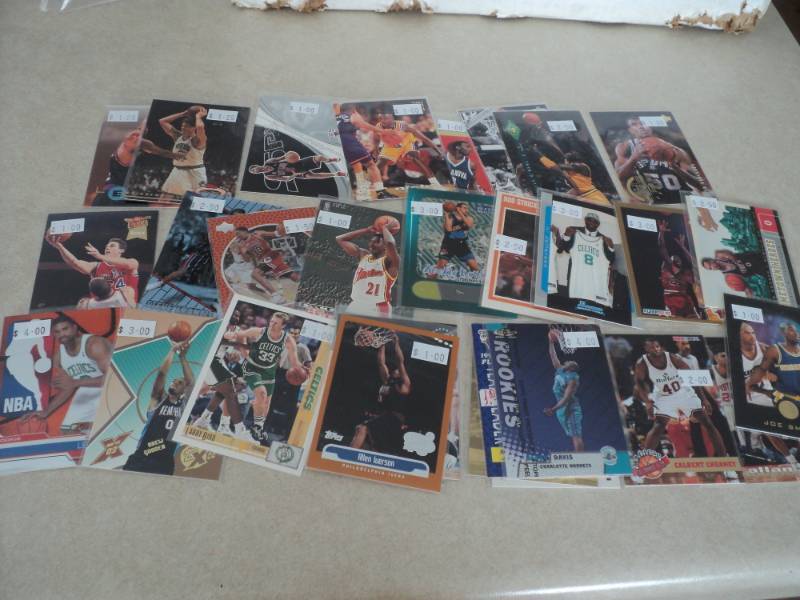 30 Basketball Star Cards...