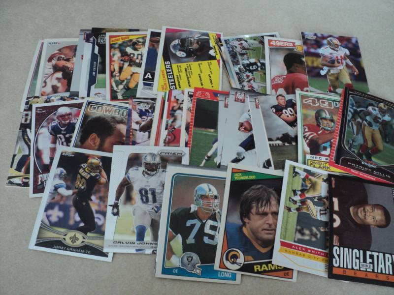 50 Football Star Cards...