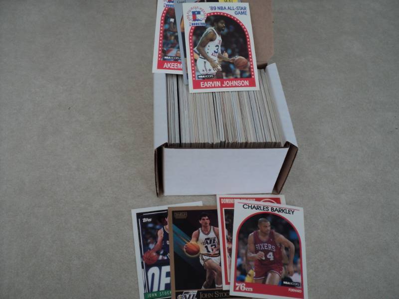 Box of Basketball Star Cards...