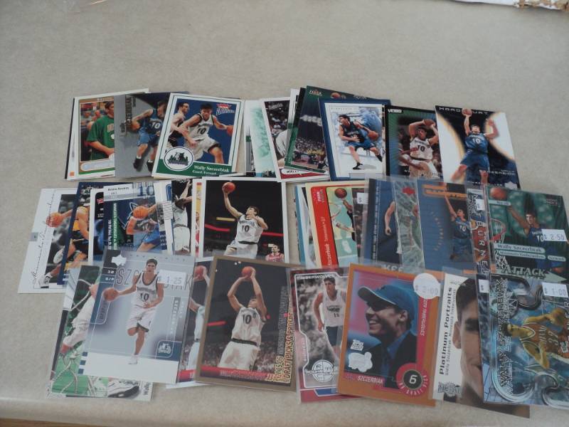 60 Wally Szczerbiak Cards...