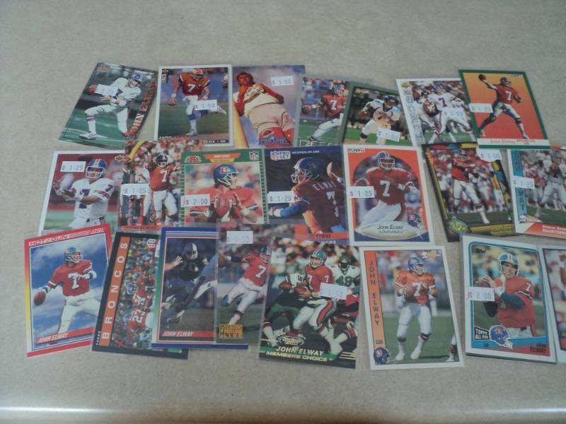 25 John Elway Cards...