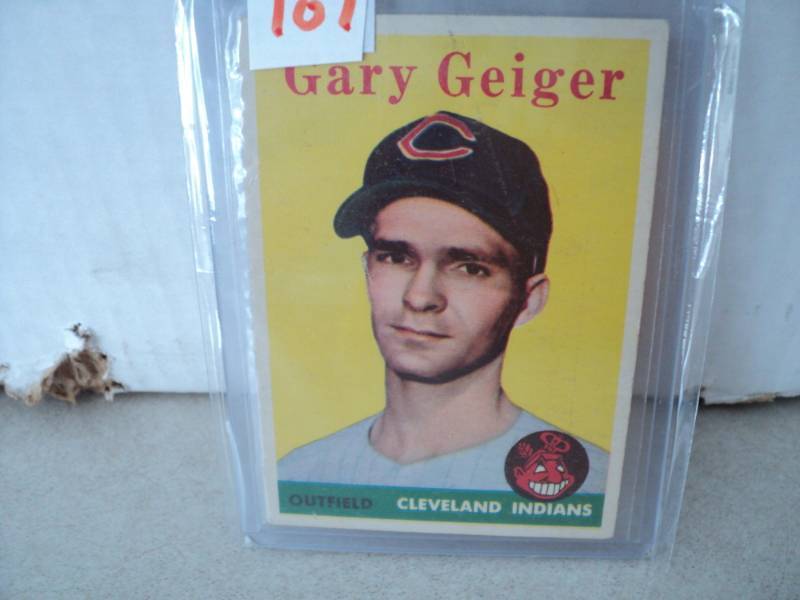 1958 Gary Geiger Rookie Cards...