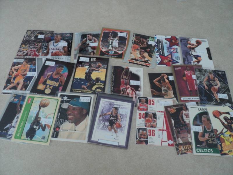 25 Basketball Star Cards...