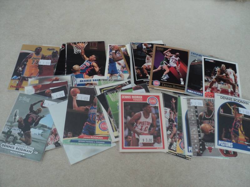 40 Dennis Rodman Cards...
