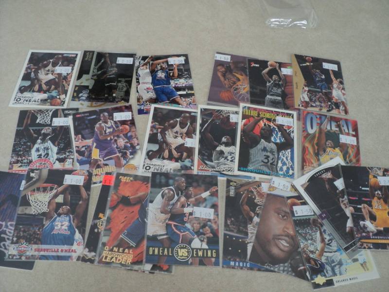 25 Shaquille ONeal Cards...