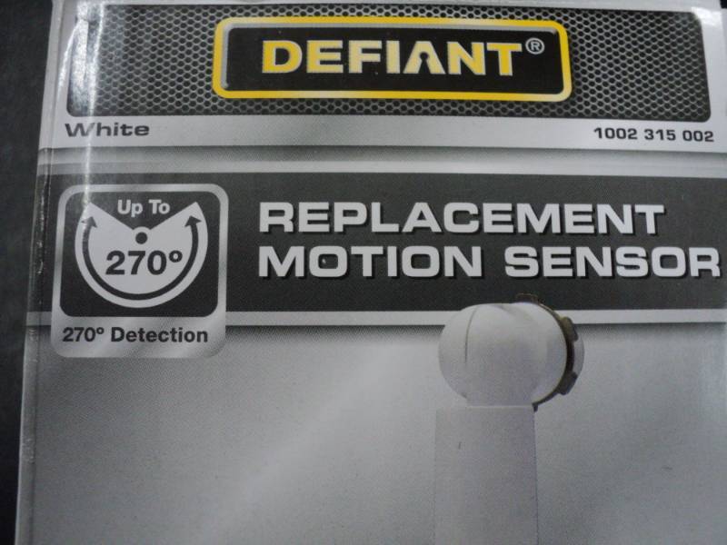 Defiant Replacement Motion Sensor...