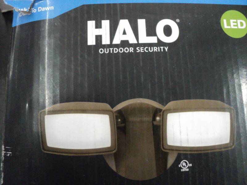 Halo Outdoor LED Twin Head Floorlig...
