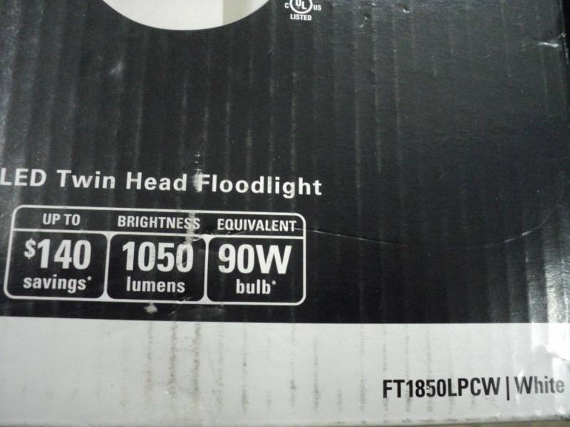 Halo Outdoor LED Twin Head Floorlig...