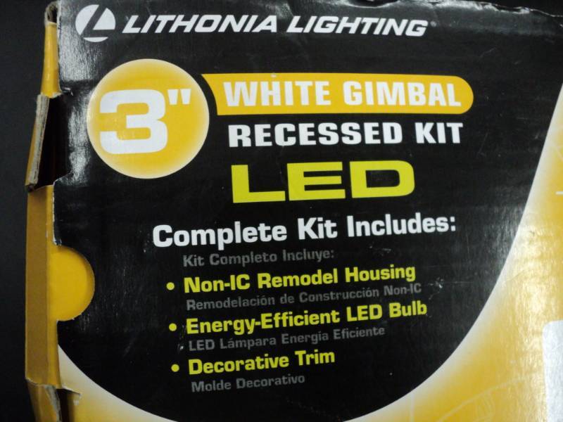 2 - Lithonia Lighting White Gimball...