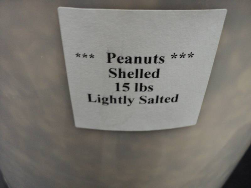 15 lbs pail Liighted Salted Shelled...