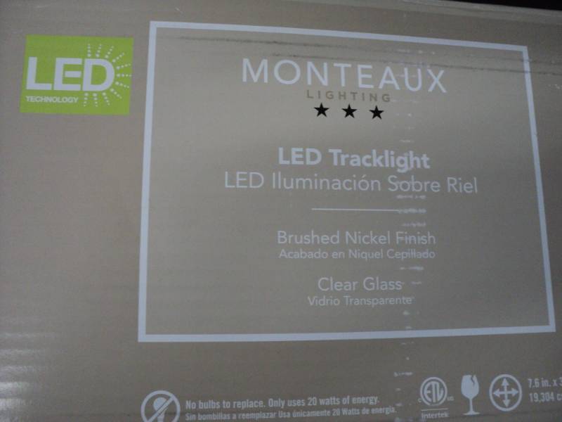 Monteaux LED Tracklight brushed Ni...