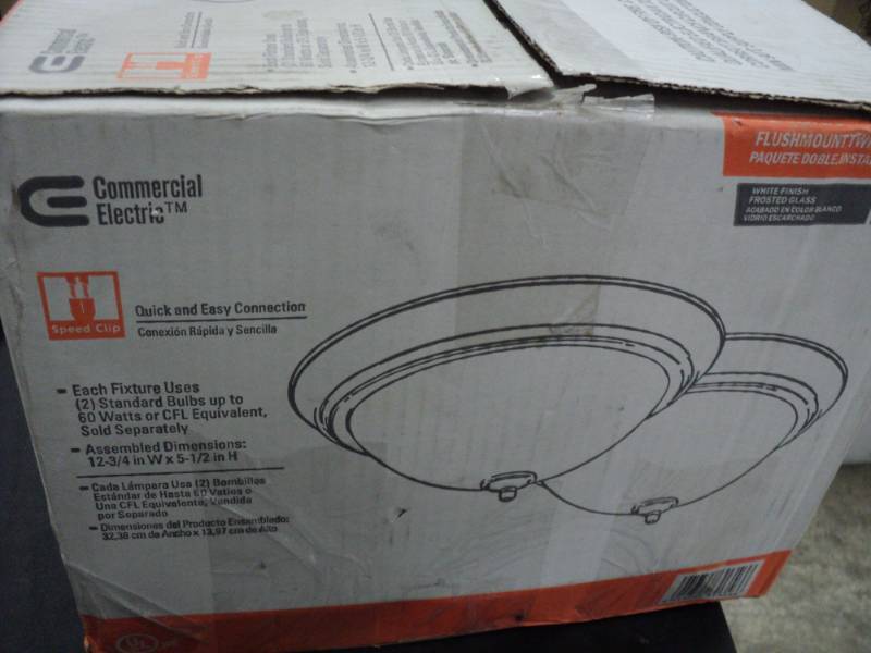Commercial Electric Flush Mount Twi...