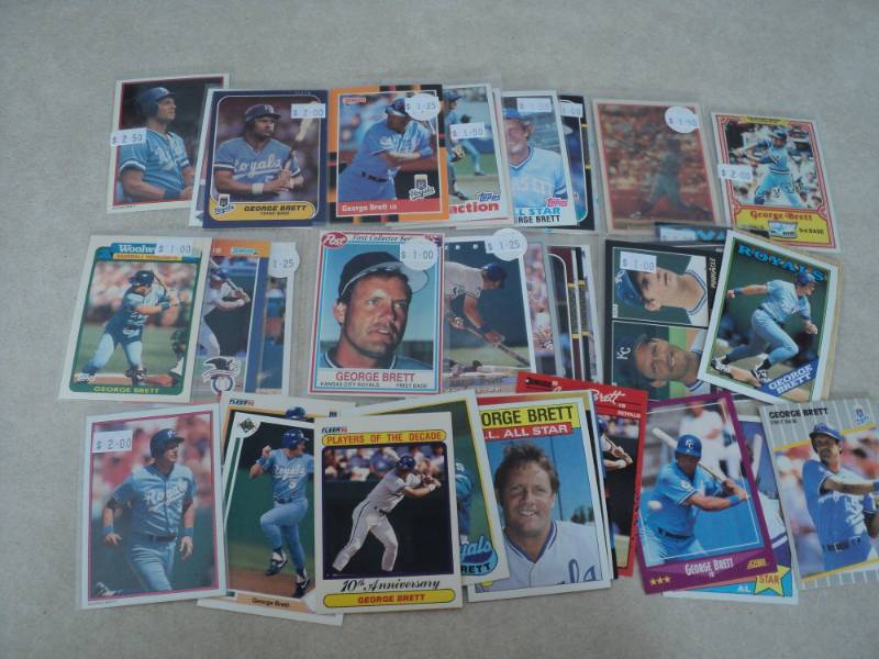 40 George Brett cards...