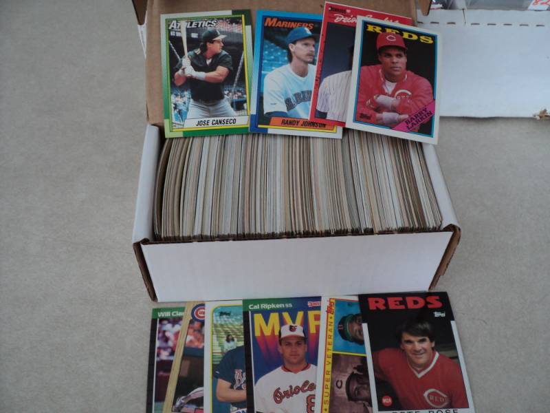 Box of Baseball Star Cards...