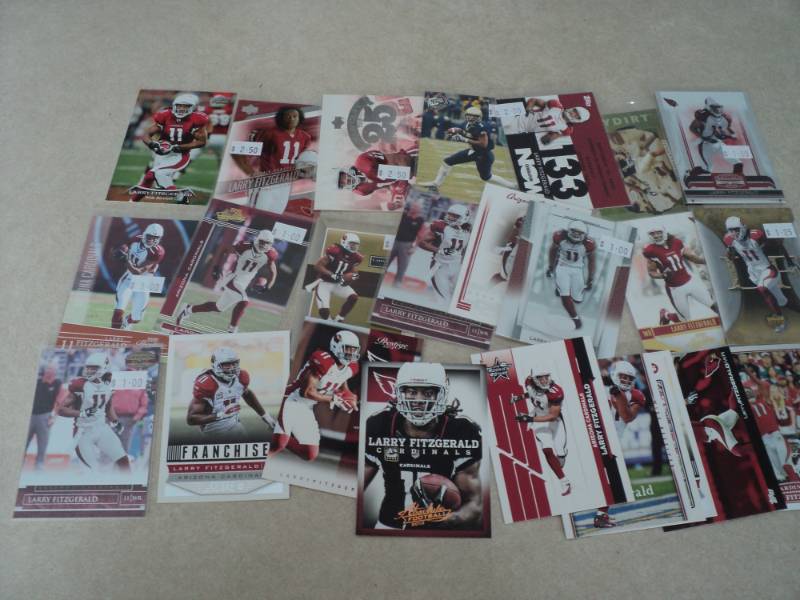 25 Larry Fitzgerald Cards...