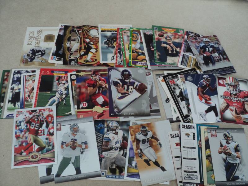 50 Football Star Cards...
