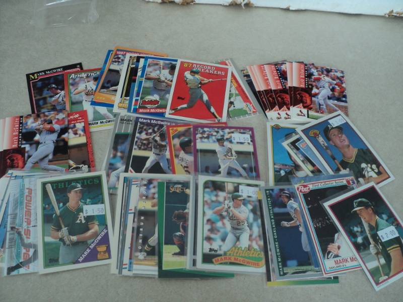 50 Mark McGwire Cards...