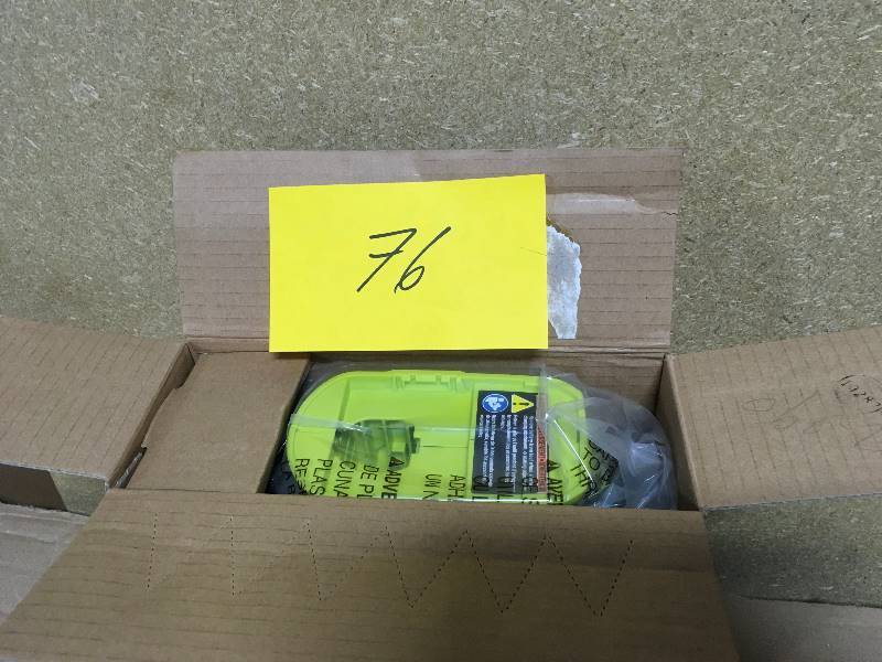 lot 76 image: RYOBI 18-Volt ONE Cordless Brushless Jig Saw (Tool Only) in like new condition