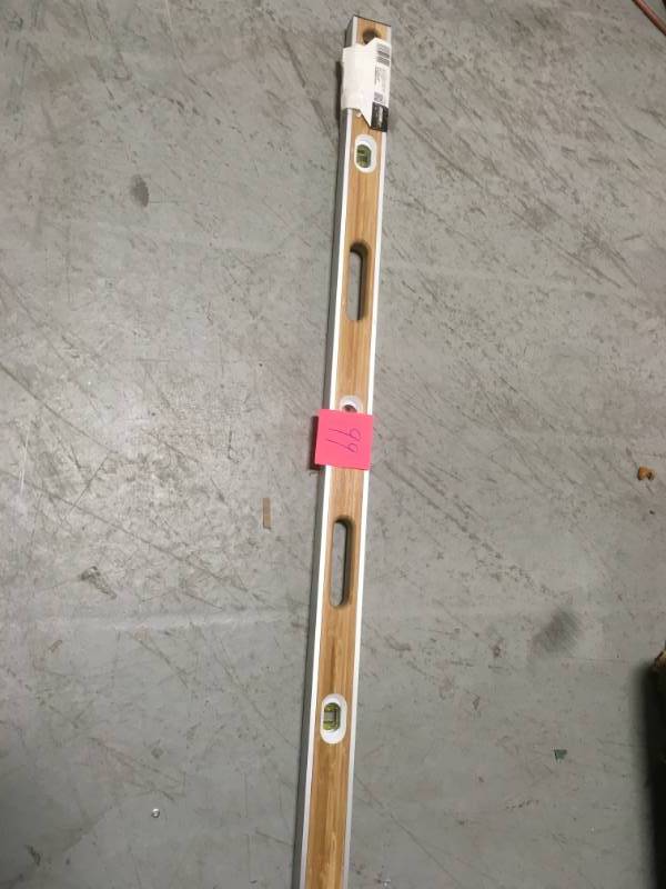 lot 99 image: Johnson 48 in. Eco-Tech Bamboo Level in like new condition