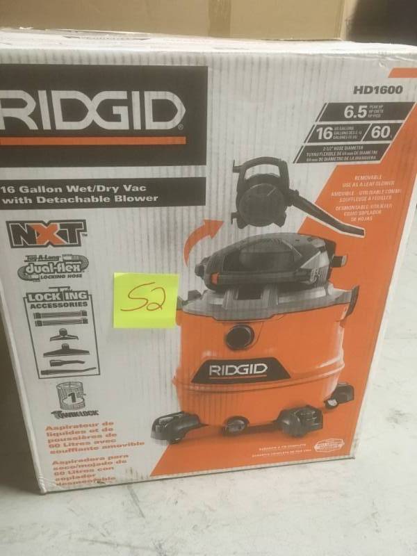 RIDGID 16 Gallon NXT Blower Vac (HD1600) 