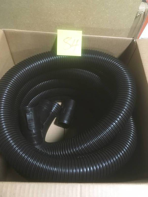 lot 84 image: RIDGID 2-12 in. x 20 ft. Tug-A-Long Vacuum Hose for RIDGID Wet Dry Vacs in good condition