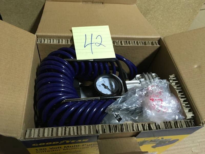 lot 42 image: Bon-Aire GoodYear 120-Volt Multi-Purpose Inflator  in like new condition