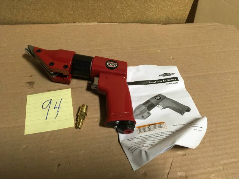 lot 94 image: SPEEDWAY Air Shear with Pistol Grip  in like new condition