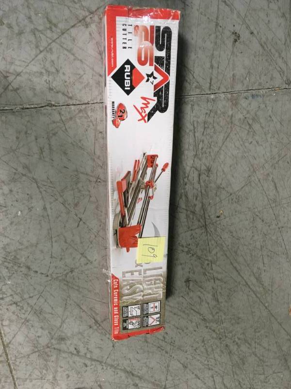 lot 109 image: Rubi 26 in. Star Max Tile Cutter