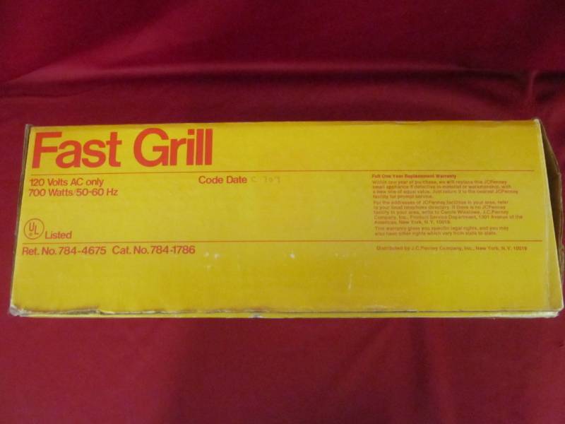 lot 4 image: fast grill