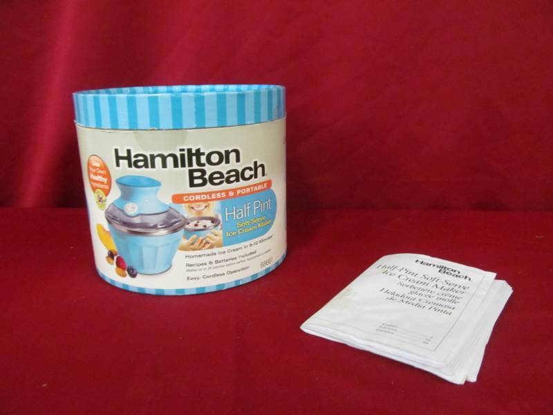 lot 41 image: Hamilton Beach ice cream maker