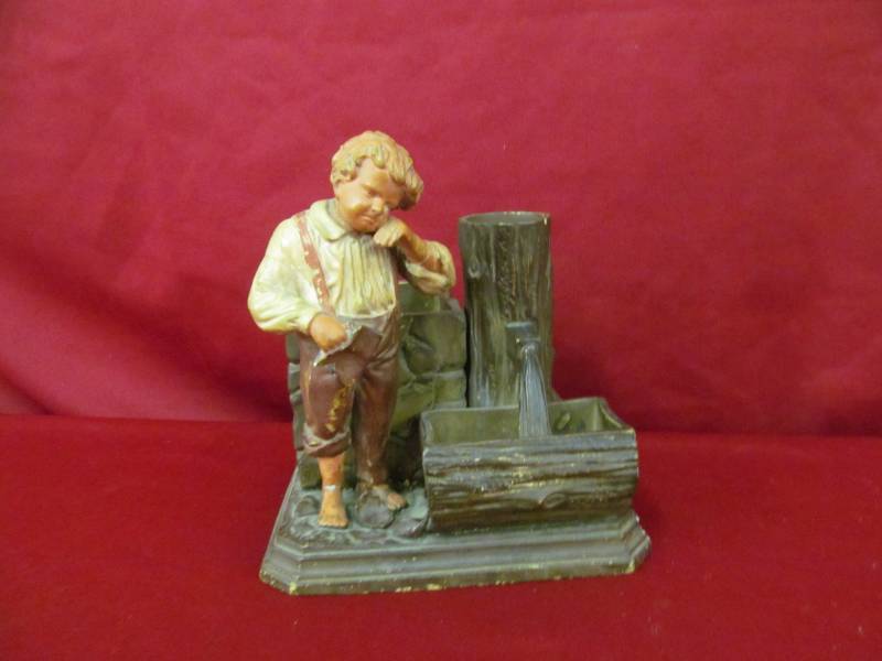 lot 116 image: statue boy at the well