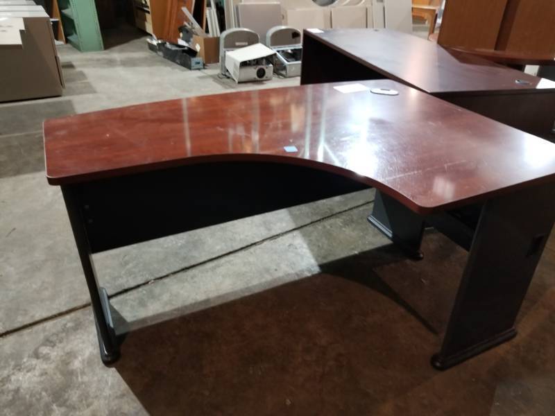 Wood Office Corner Computer Desk