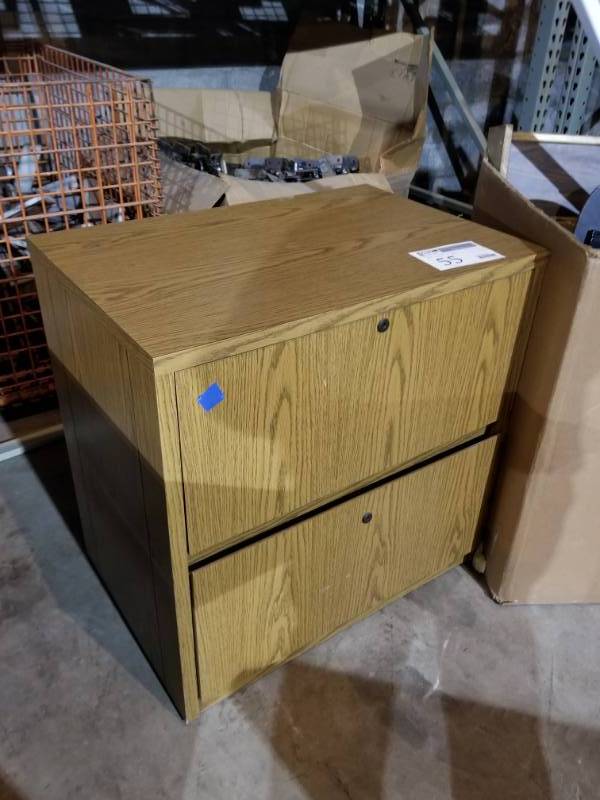2-Drawer Wood Lateral File Cabinet
