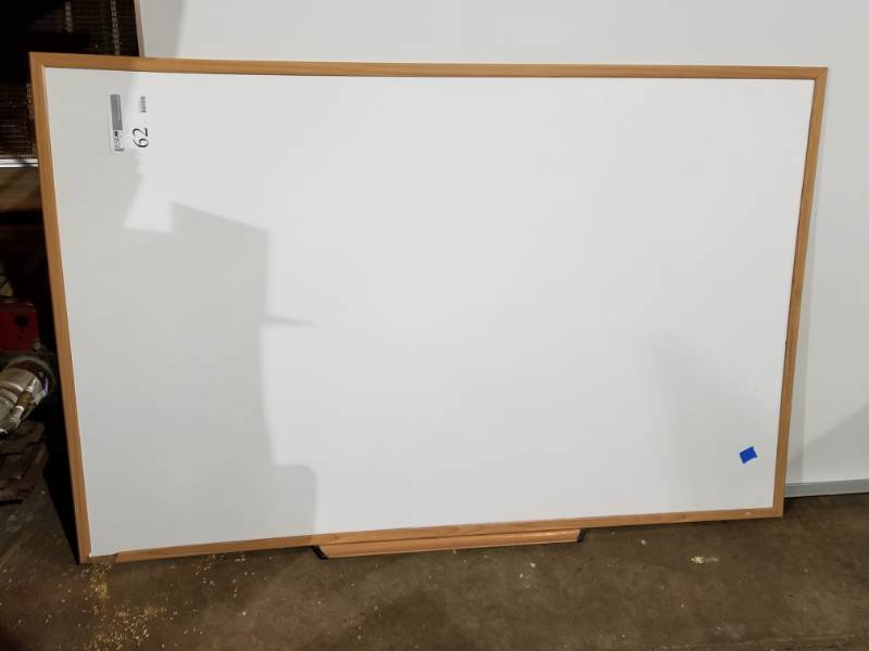 Wall-Mount Wood Frame White Board