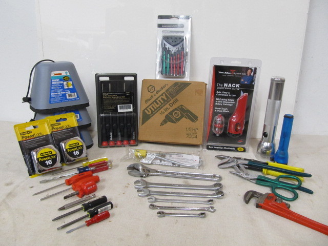 lot 53 image: Nice Group of Mostly Brand New Tools Supplies etc.