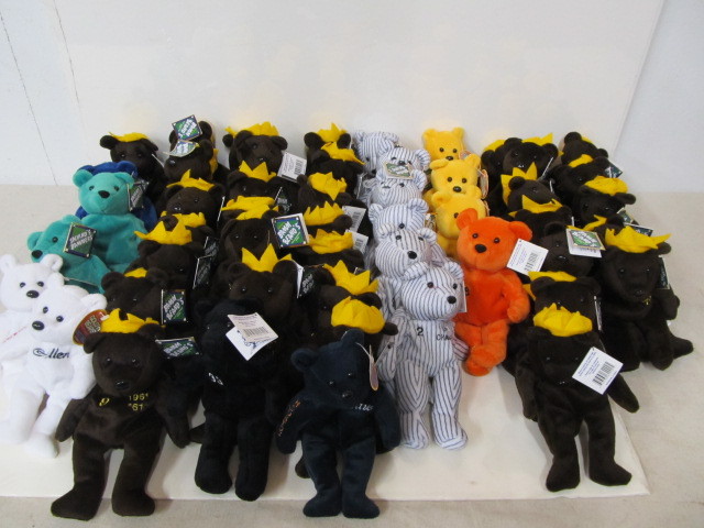 lot 66 image: Large Lot of NEW Plush Pro Sports Player Bears