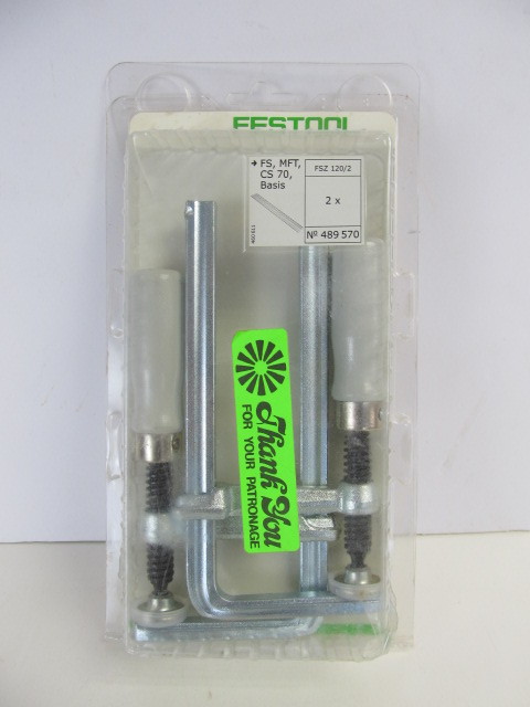 lot 125 image: Brand New FESTOOL Clamp Set